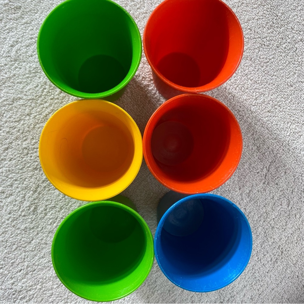 Vintage Tupperware 70s 80s Classic Bell Tumblers x6 Nostalgia - Picture 3 of 11